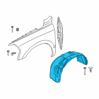 OEM 2020 Ram 3500 WHEELHOUSE Diagram - 68361450AB