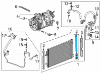 OEM 2022 Buick Envision Drier Diagram - 84690764