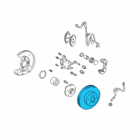 OEM Scion xA Rotor Diagram - 43512-52080