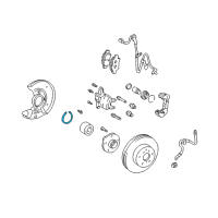 OEM 1995 Toyota Paseo Inner Seal Snap Ring Diagram - 90521-77001