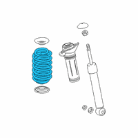 OEM 2019 Toyota Camry Coil Spring Diagram - 48231-06890