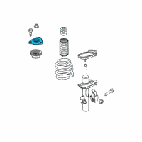 OEM 2017 Lincoln MKC Upper Mount Diagram - CV6Z-3A197-D