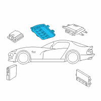 OEM 2008 Dodge Viper Module-Body Controller Diagram - 5029670AO