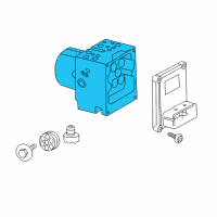 OEM 2013 Cadillac CTS Brake Pressure Modulator Valve Assembly Diagram - 15298281