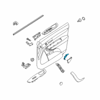 OEM 2012 Kia Sorento Body-Door Courtesy Lamp Diagram - 926321U000