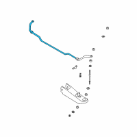 OEM Nissan Pathfinder Bar TORSION STB Diagram - 54611-01G01