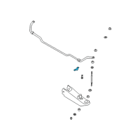 OEM 2002 Nissan Frontier Clamp-Stabilizer Diagram - 54614-7B400