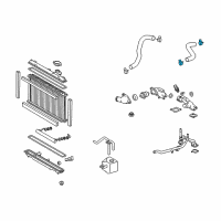 OEM Clip, Hose Diagram - 90466-41008