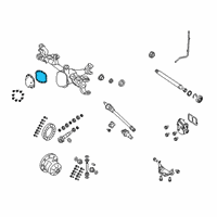 OEM 2021 Jeep Gladiator Gasket-Front Axle Cover Diagram - 68400380AA