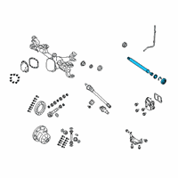 OEM 2019 Jeep Wrangler Intermediate Shaft Diagram - 68400416AA