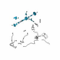 OEM 2006 Nissan Maxima Pump Assy-Power Steering Diagram - 49110-7Y000