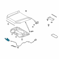 OEM 2013 Toyota 4Runner Lock Assembly Diagram - 53510-35260