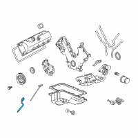 OEM 2004 Ford Crown Victoria Tube Assembly Diagram - 3W7Z-6754-EA