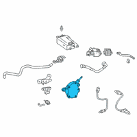 OEM 2018 Toyota C-HR Pump Assembly, Vacuum Diagram - 29300-37011