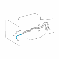 OEM 2016 Lexus LS460 Hose, Oil Cooler Outlet, NO.1 Diagram - 32942-50040