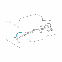 OEM Lexus LS460 Hose, Oil Cooler Inlet, No.1 Diagram - 32941-50040