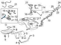 OEM Toyota Corolla Cross Sending Unit Diagram - 83320-0A080