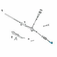 OEM 2020 Hyundai Elantra End Assembly-Tie Rod, LH Diagram - 56820-J7000