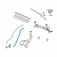 OEM Acura Tube (4X7X960) Diagram - 76852-TX4-A01