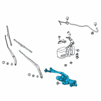 OEM 2017 Ram ProMaster 2500 Motor-Windshield WIPER Diagram - 4725998AE