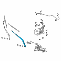 OEM 2017 Ram ProMaster 2500 Arm-Front WIPER Diagram - 68159679AE