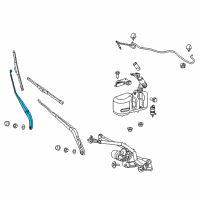 OEM 2021 Ram ProMaster 3500 Arm-Front WIPER Diagram - 68159680AD