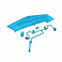 OEM Cadillac CTS Combo Lamp Assembly Diagram - 19208231