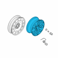 OEM 2018 Lincoln MKT Wheel, Alloy Diagram - DE9Z-1007-B