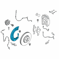 OEM 2020 BMW X5 Protection Plate Right Diagram - 34-10-6-878-312