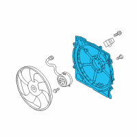OEM Kia Optima SHROUD-Radiator Diagram - 25350D5280