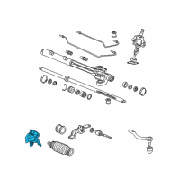 OEM 2004 Honda Accord Plate, Power Steering Heat Baffle Diagram - 53692-SDB-A00