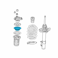 OEM 2018 Honda Ridgeline Seat, FR. Spring (Upper) Diagram - 51688-TZ5-A01