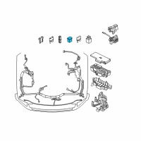 OEM 2015 Lincoln MKZ Maxi Fuse Diagram - 7T4Z-14526-F