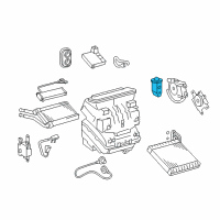 OEM 2012 Toyota Corolla Expansion Valve Diagram - 88515-02480