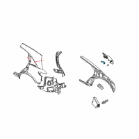 OEM 2007 Infiniti FX45 Spring-Fuel Filler Diagram - 78836-CG010