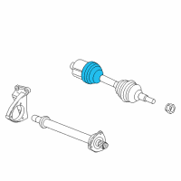 OEM 2010 Saturn Vue Inner Boot Diagram - 22674174