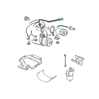 OEM Pontiac Trans Sport Hose Diagram - 88952020