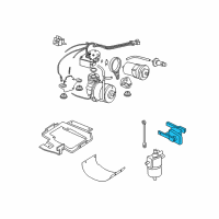 OEM 2005 Buick Terraza Rear Sensor Diagram - 88964311