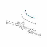 OEM Mercury Connector Tube Diagram - 6F9Z-3A714-A