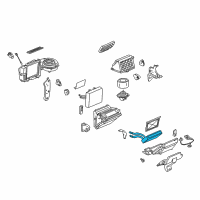 OEM 2004 Saturn Vue Heater Core Diagram - 22729533