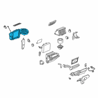 OEM 2002 Saturn Vue Blower Asm Diagram - 15870967