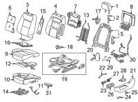 OEM 2022 Chevrolet Tahoe Lumbar Switch Diagram - 84794239