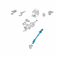 OEM Lexus LS460 Shaft Assembly, Steering Diagram - 45260-50101