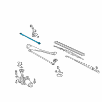 OEM 2000 Honda Insight Rod Unit A Diagram - 76540-S3Y-A01