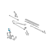 OEM 2000 Honda Insight Link A Assy. Diagram - 76520-S2G-003