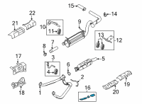 OEM 2016 Ford E-350 Super Duty Exhaust Heat Shield Diagram - 4C2Z-5E258-AA