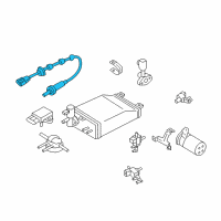 OEM 2004 Infiniti Q45 Rear Heated Oxygen Sensor Diagram - 226A1-AR210