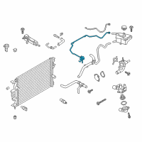 OEM 2015 Ford Fusion Reservoir Hose Diagram - DS7Z-8063-A