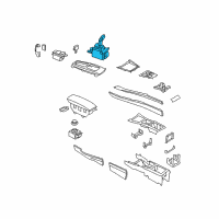 OEM 2008 BMW X5 Gear Selector Switch Diagram - 61-31-9-168-847