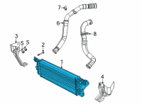 OEM Ram Cooler-Charge Air Diagram - 68269544AD